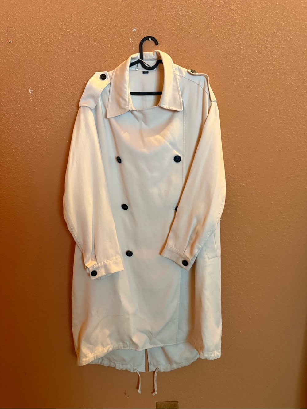 Women’s All Saints Double-Breasted Trench Coat